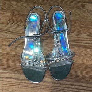 Rhinestone heels